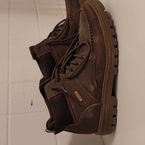 Rockport sz 8 brown leather boot - Picture 2 of 12